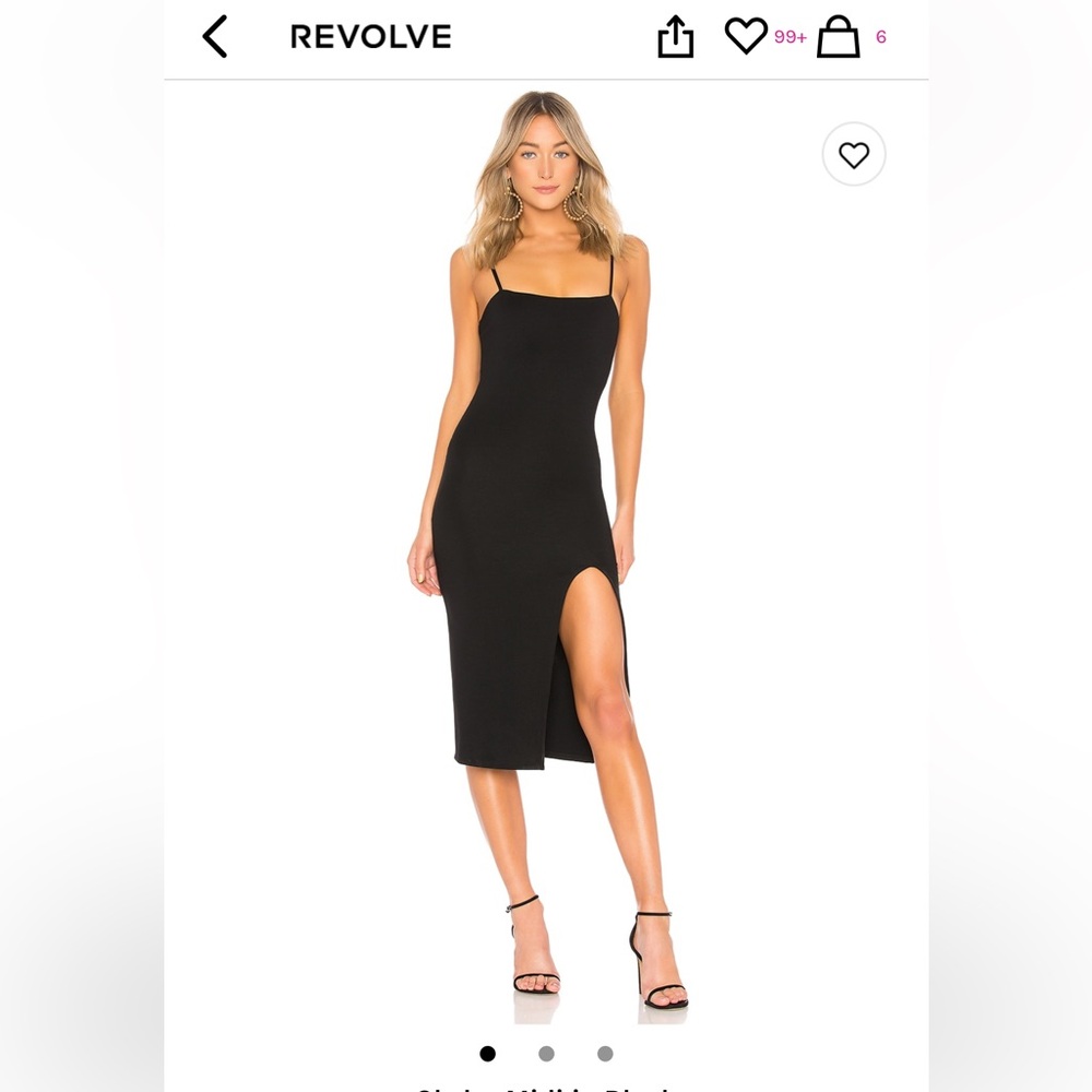 Lovers and Friends - Skylar Midi - in Black